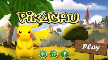 Pikachu Running Cartaz