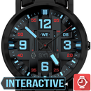 APK Blue neon SXT3 RD Watch Face