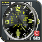 PiKA Robot digital Watch Face ikona