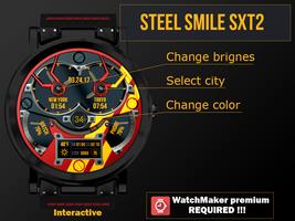 Steel smile SXT2 Watch Face plakat