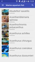 Marine Aquarium Fish Guide capture d'écran 1