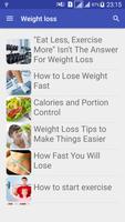 Weight loss poster