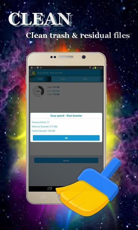Easy speed. Ram super Manager Booster download APK. Easy Ram Booster download for Android APK.