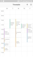برنامه‌نما Timetable عکس از صفحه