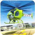 آیکون‌ Helicopter Flight Pilot : Flying Simulator 3D 2018