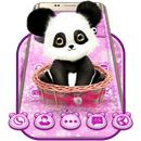 Thème panda mignon rose APK