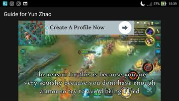 Cheat Mobile Legends Yun Zhao syot layar 3