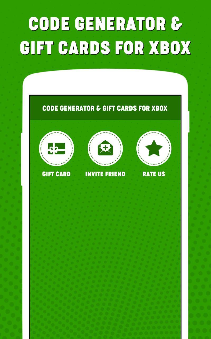 Code Generator & Gift Cards For Xbox APK for Android Download