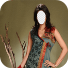 Women Shalwar Photo Frames biểu tượng