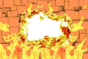 پوستر Fire Frames Photo Effects