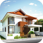 Modern House Photo Effects Zeichen