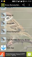 Kicau burung Gereja Mp3 Ekran Görüntüsü 1