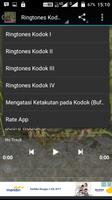برنامه‌نما Ringtones Kodok عکس از صفحه