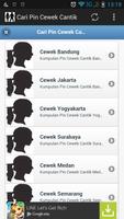 Cari Pin Cewek Cantik capture d'écran 1