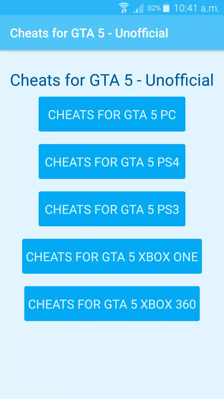 Cheats for GTA 5 - Unofficial for Android - Download