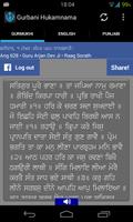 Gurbani Hukamnama imagem de tela 3