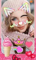 Sweet Face Camera : Photo Filters, Emojis, Sticker capture d'écran 1