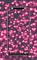 3D Neon hearts live wallpaper capture d'écran 2