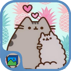 Cute Pusheen Cat Wallpaper HD-icoon