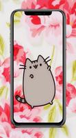 Cute Pusheen Cat Wallpaper HD Ekran Görüntüsü 1