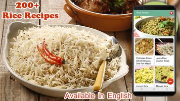 150+ Rice Recipes in English (Free) Affiche