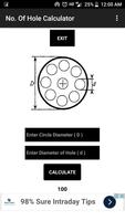 No. of Hole Calculator Cartaz