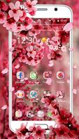 Pink Cherry Blossom Theme poster