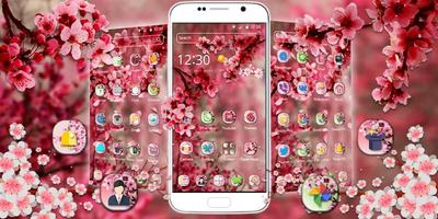 Pink Cherry Blossom Theme screenshot 3