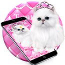 Pink Cute Kitty Princess Theme APK