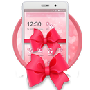 Pink Cute Bow Theme APK