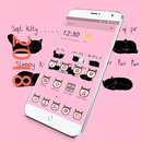 Pink Cute Cat Theme APK