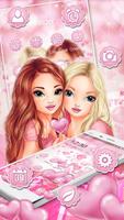 Pink Cute Girls Theme 截圖 1