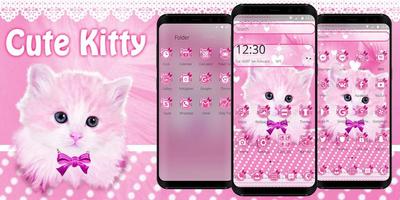 Roze schattig Kitty-thema screenshot 3