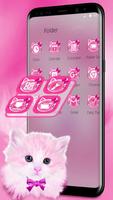 Pink Cute Kitty Theme 截圖 2