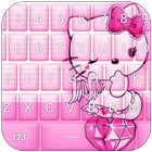 Pink Kitty Keyboard simgesi