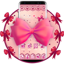 Pink Cute Love Bow Theme APK