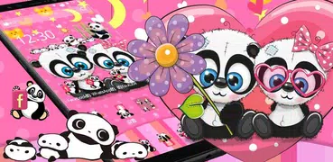 Pink Cute Lovely Panda