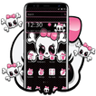 Pink Cute Skull Theme