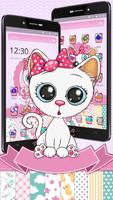 Pink Cupcake Cute Pink Kitty captura de pantalla 2