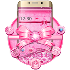 Tema de Pink Bow Launcher icono