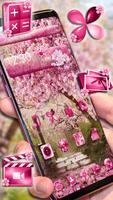 Pink Cherry Blossom Theme screenshot 1