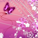 粉紅色的蝴蝶壁紙 APK