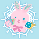 Pink Bunny Toy Theme-icoon