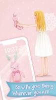 Pink Bunny Toy Theme-poster