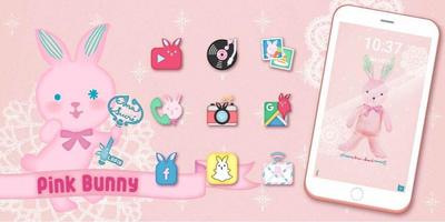 Pink Bunny Toy Theme screenshot 3