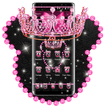 Pink Diamond Shiny Bow Theme