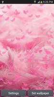 Pink Feather Live Wallpaper screenshot 1