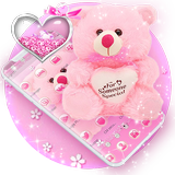 Pink Cuteness Teddy Bear Theme ไอคอน