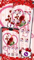 1 Schermata Pink Kitty Red Rose Theme