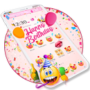 Pink Happy Birthday Theme APK